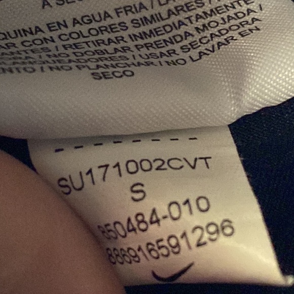 Nike Dri-Fit Epic Run Running Capri Cropped Leggings Tights Black Size Small VGC - Picture 6 of 6